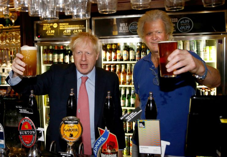 Boris Johnson Campaigns In Central London