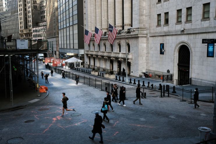 Dow Industrial Drops During Thursday Trading As Bond Yields Surge