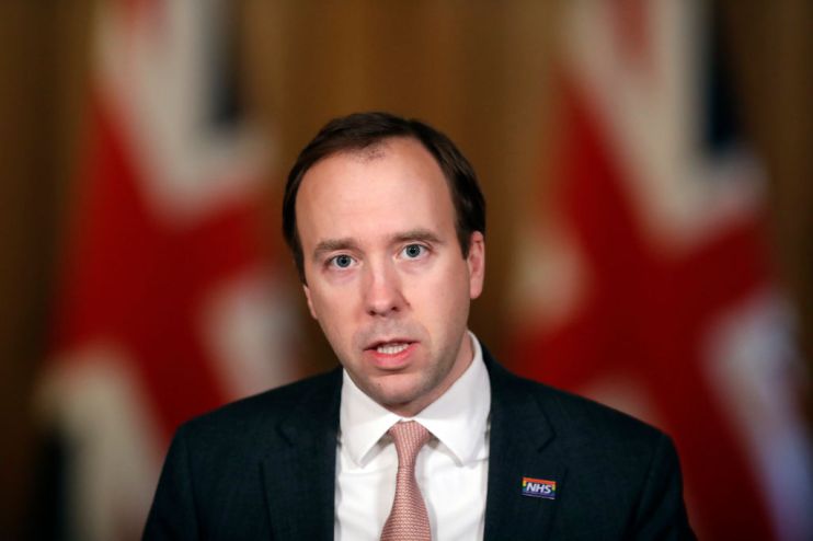 Health Secretary Matt Hancock Leads Downing Street Briefing