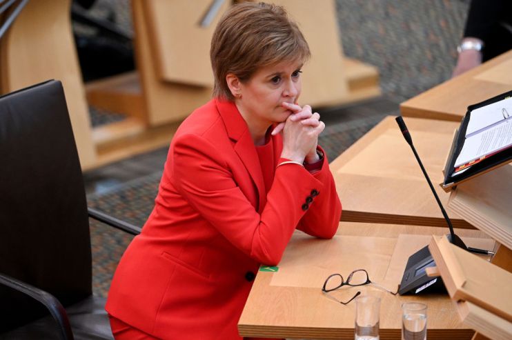 Scotland's First Minister Takes Weekly Questions In Parliament