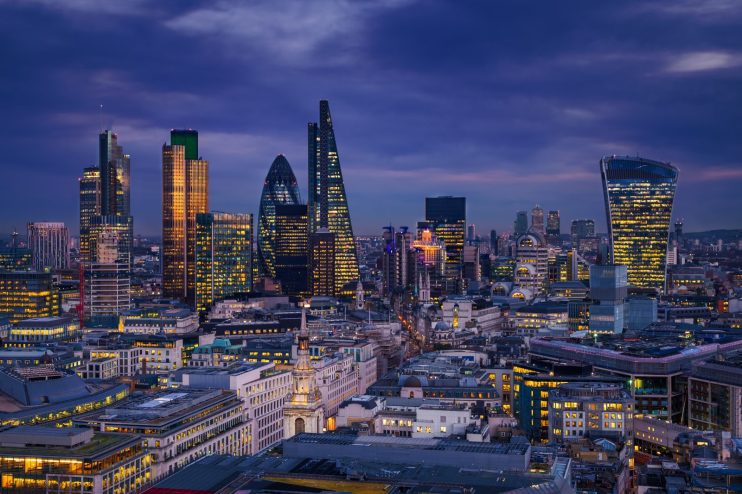 city of london, uk trade, export, financial professional services