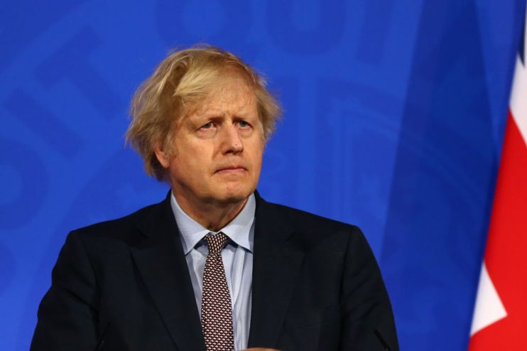 Boris Johnson Holds Virtual Press Conference On The Coronavirus Pandemic