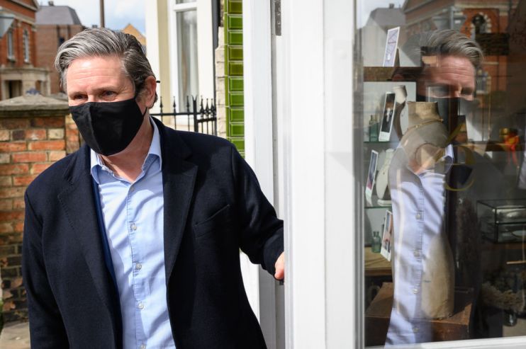 Keir Starmer Campaigns For Labour In Bedford