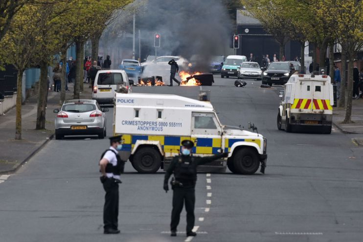 Loyalist Protest Against The Northern Ireland Protocol