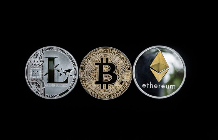 Bitcoin Ethereum and Litecoin