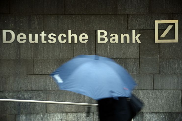 Deutsche Bank saw better than expected profit despite interest rate fluctuations