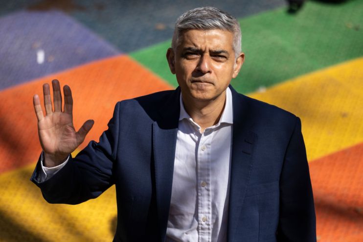 Sadiq Khan Visits A Westminster Children's Nursery On The Campaign Trail