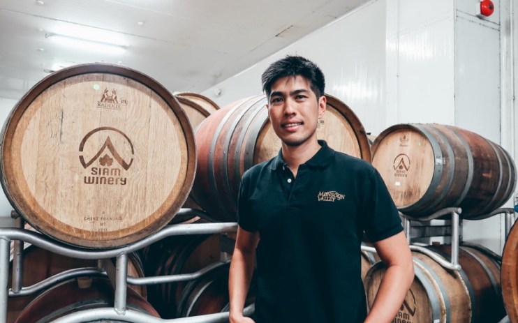 Monsoon Valley chief winemaker Suppached Sasoman, a leading star in Thai wine