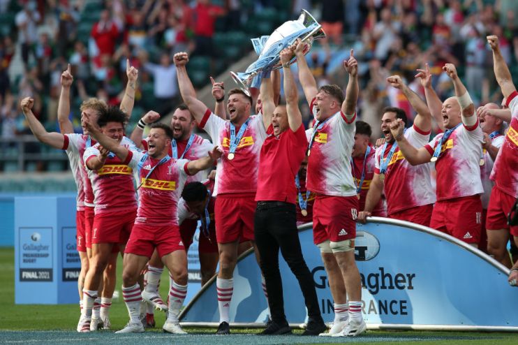 The Premiership will expand to 14 teams next year when the winner of the Championship is promoted and relegation continues to be paused