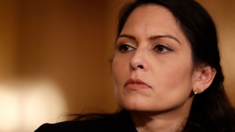 Priti Patel Hosts Downing Street Virtual Coronavirus Press Conference