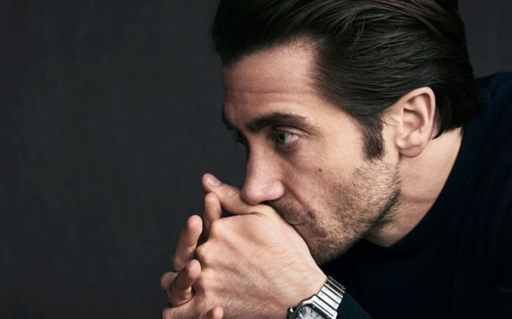 Jake Gyllenhaal, a men's style icon, in the Cartier Santos watch campaign