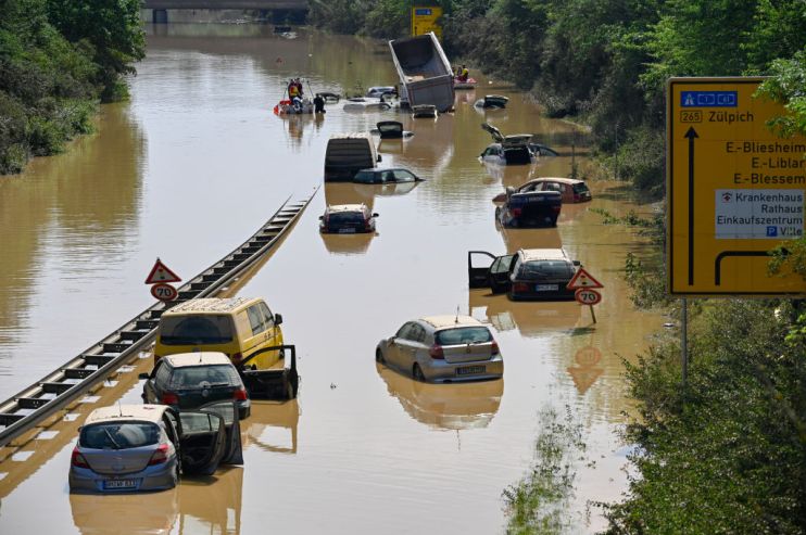 Germany Continues Evacuation And Rescue From Floods As Death Toll Rises