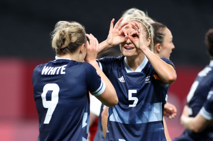 Ellen White scored twice as Team GB began their Tokyo 2020 women's football campaign with a win over Chile
