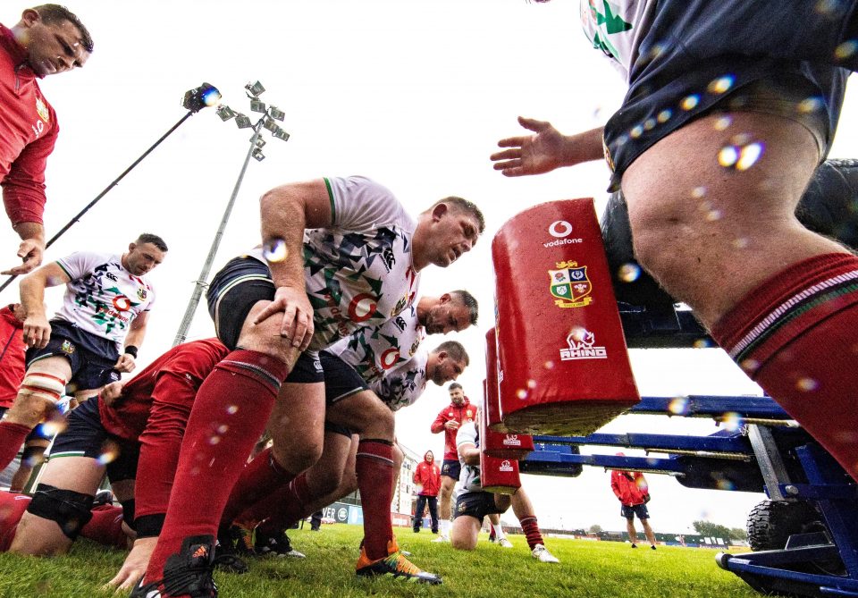 Rhino has a commercial partnership with the Lions that sees the company provide all of the team's technical training equipment
