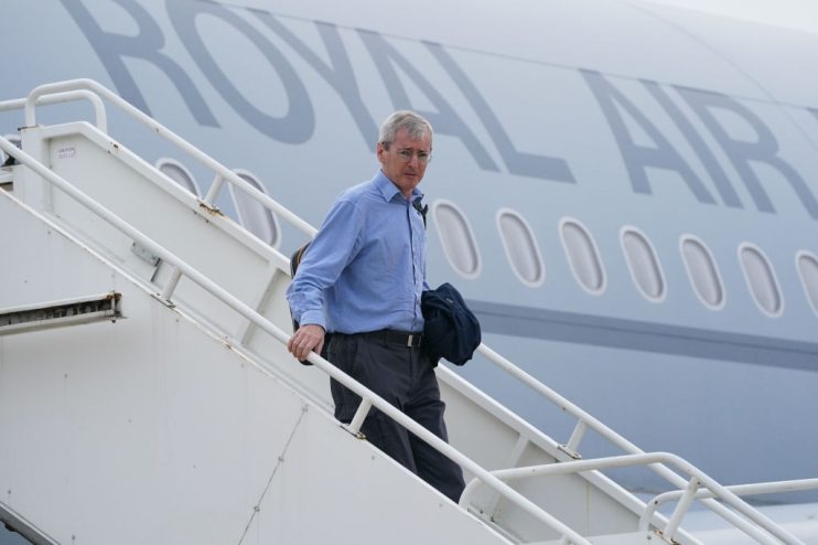 British Military Flight Arrives From Kabul