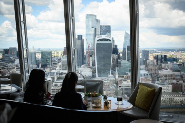 Guests Return To London's Shangri-La Hotel At The Shard