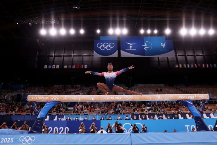 Simone Biles won bronze in the women's beam on her comeback at the Tokyo 2020 Olympics
