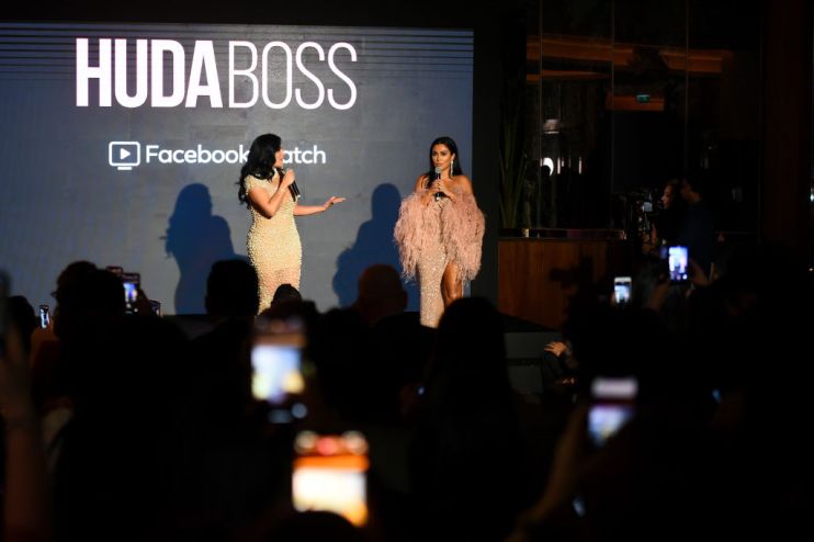 Huda Boss Facebook Watch Celebration in Dubai