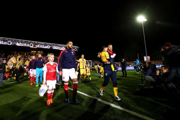 Sutton hosted Arsenal during an FA Cup run in 2016-17 that earned the club around £1m