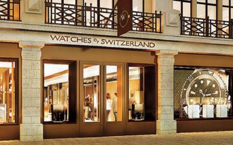 Watches of Switzerland the UK's largest luxury watch retailer, reported revenue growth of two per cent in constant currency for the first half