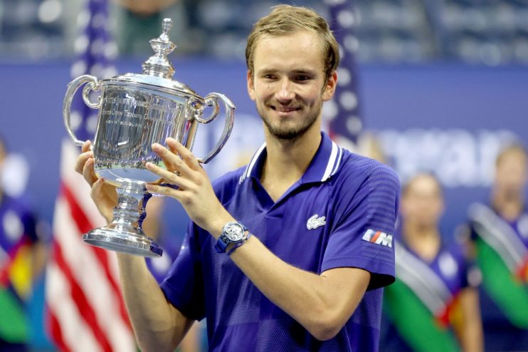 Daniil Medvedev explained his 'dead fish' celebration of winning the US Open, his first Grand Slam title, was inspired by the Fifa video games
