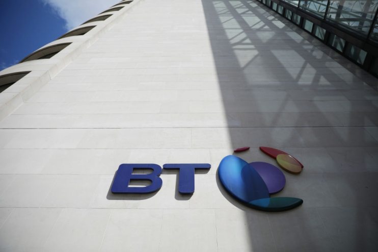 BT logo on London HQ