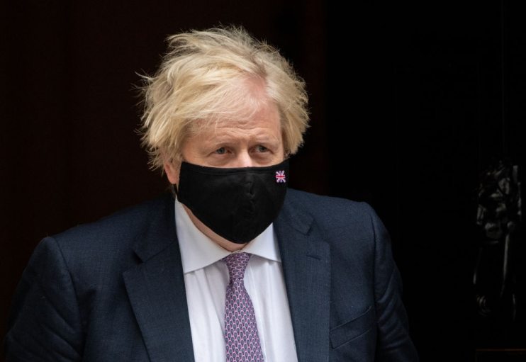 Boris Johnson Leaves For Weekly PMQs