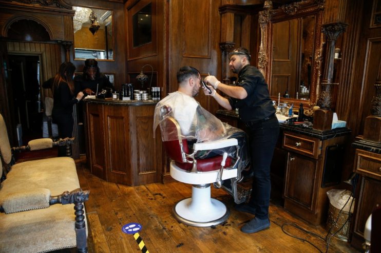 Britain Gets A Haircut - Salons Open After Coronavirus Lockdown