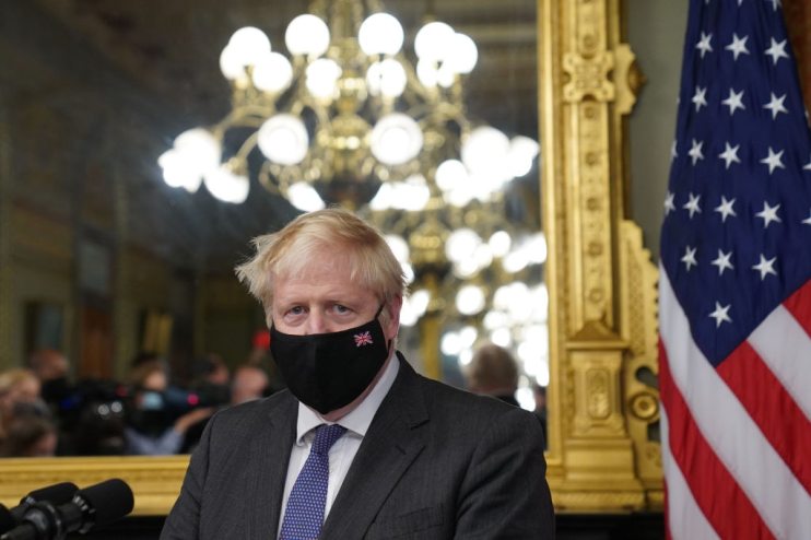 British PM Boris Johnson Visits Washington D.C.