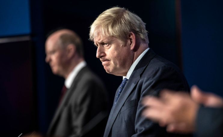 British PM Holds Press Briefing On Covid-19 Winter Plan