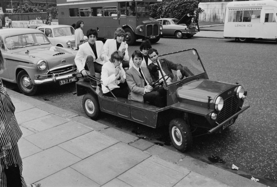 The Merseybeats With Managers Chris Stamp and Kit Lambert