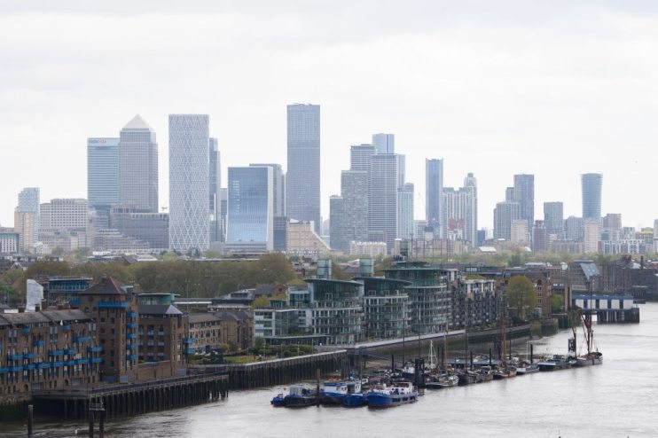 Anti-vaccine protesters have today tried to storm the headquarters of the UK medicines regulator in Canary Wharf.