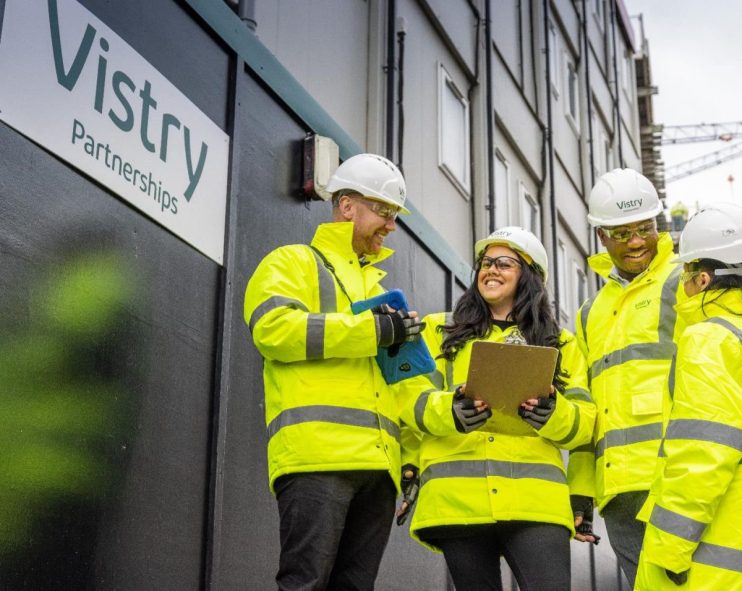 Vistry homes building site