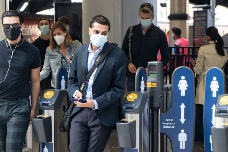 Boris Johnson today said that the government was working with the rail industry on flexible season tickets to encourage commuters to return to the office.