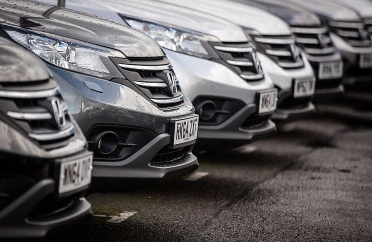 Last month new car sales down 34.4 per cent year on year according to SMMT data.