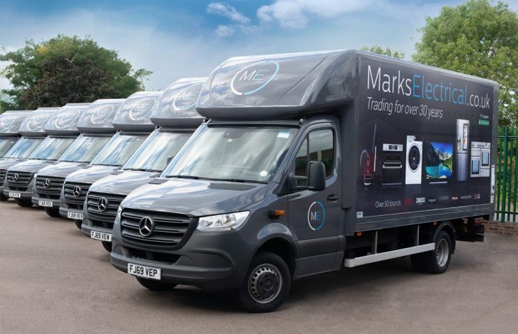 The online electrical retailer reported that it was struggling with "downward margin pressure" as a result of consumers trading-down.