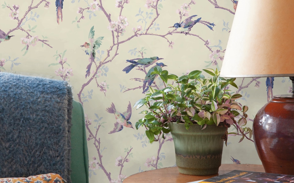 Hamilton Weston's Bird and Blossom wallpaper