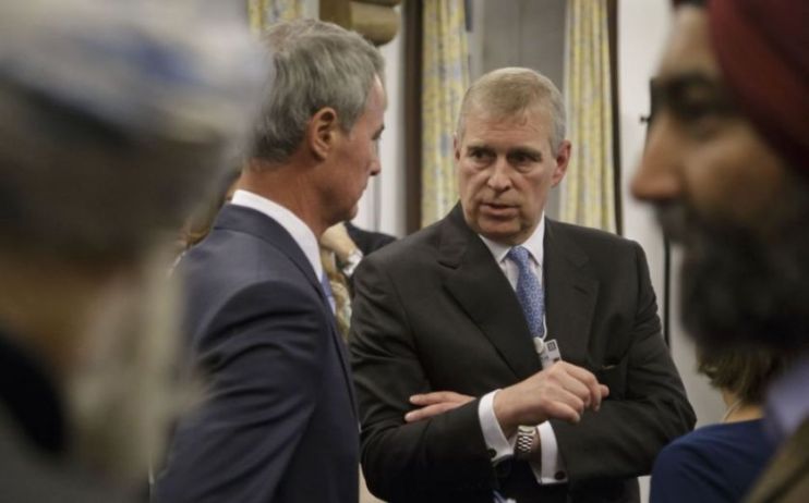 Britain's Prince Andrew was last night sued for having allegedly on three occasions sexually abused a woman who says she was trafficked for sex by the late financier Jeffrey Epstein.