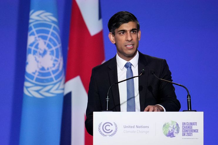 UK Chancellor Rishi Sunak Delivers Keynote Speech To COP26