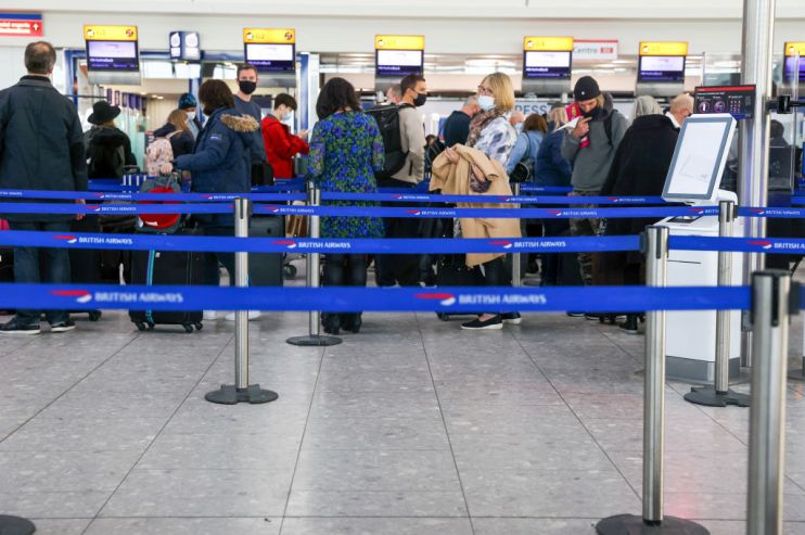 Operations At Heathrow Airport As U.S. Flights Reopen