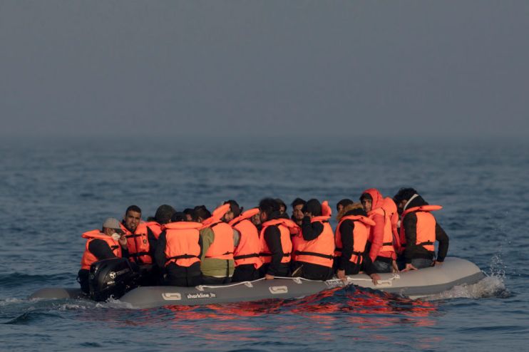 Migrants Cross English Channel From France