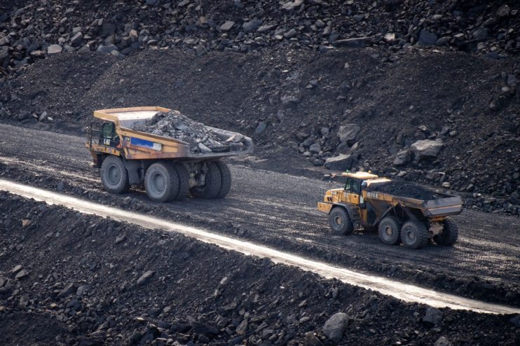Opencast Coal Mining At Merthyr Tydfil