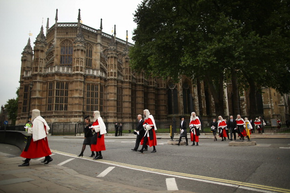 Judges Procession To Westminster Abbey To Mark The Start Of The Legal Year