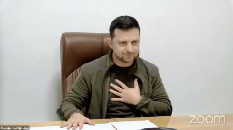 Ukrainian President Volodymyr Zelenskyâââââââ