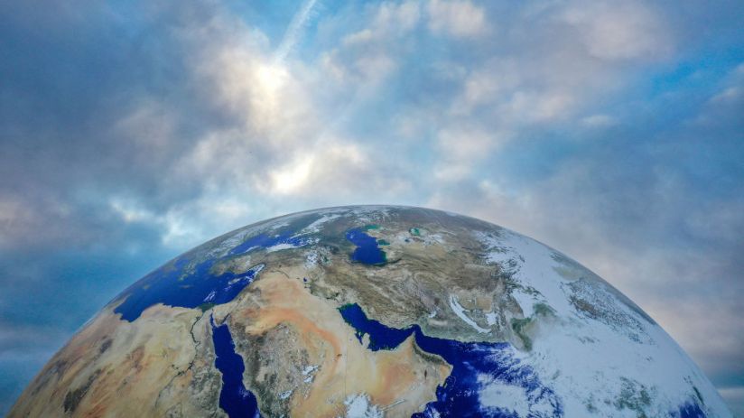 Luke Jerram's New 'Floating Earth' Debuts In Wigan