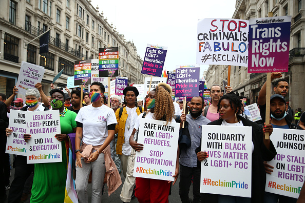 Reclaim Pride Protest Tells Boris Johnson To Stop Stalling on LGBT Rights