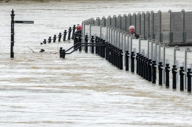 Flooding On The River Severn After Successive Storms