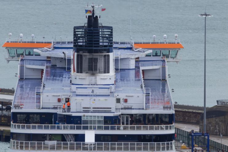 P&O Ferries In The Port of Dover