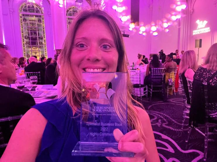 The Business Book Awards honoured writer Erica Stanford for her work – Crypto Wars – in a glittering ceremony in the City of Westminster last night.