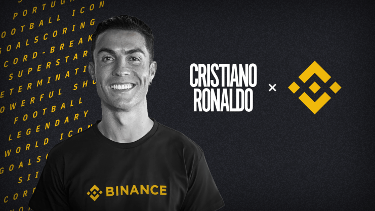 Cristiano Ronaldo signs for Binance
